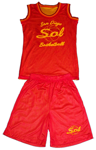 WBJ-12 Women's Reversiible Basketball Uniform
